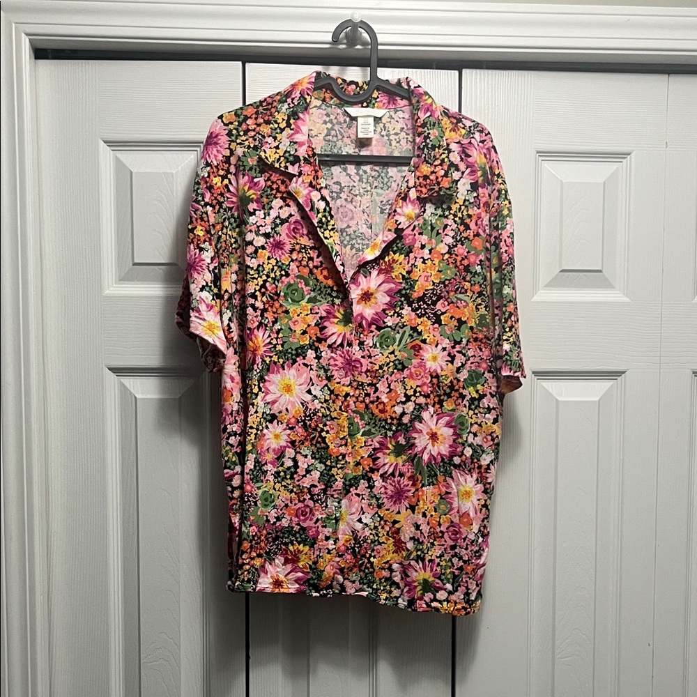 H&M Multicolor Floral Blouse